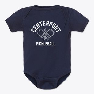 Centerport Pennsylvania Pickleball Baby Onesie