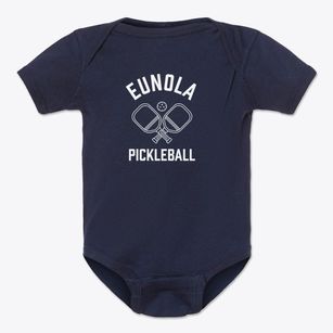 Eunola Alabama Pickleball Baby Onesie