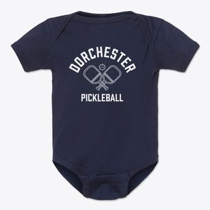 Dorchester New Hampshire Pickleball Baby Onesie