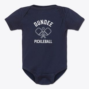 Dundee Iowa Pickleball Baby Onesie