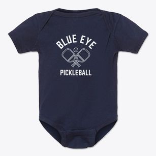 Blue Eye Missouri Pickleball Baby Onesie