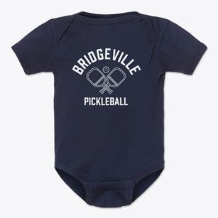 Bridgeville New Jersey Pickleball Baby Onesie