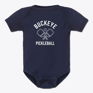 Buckeye Iowa Pickleball Baby Onesie