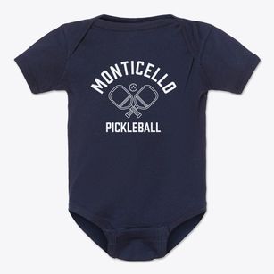 Monticello Missouri Pickleball Baby Onesie