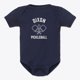 Dixon Nebraska Pickleball Baby Onesie