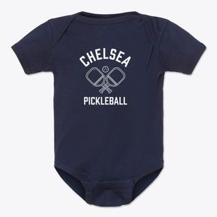 Chelsea Alabama Pickleball Baby Onesie