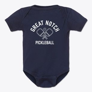 Great Notch New Jersey Pickleball Baby Onesie