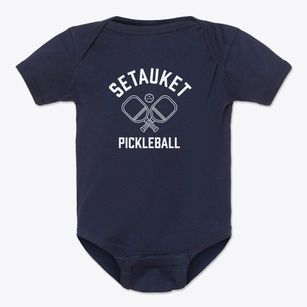 Setauket New York Pickleball Baby Onesie