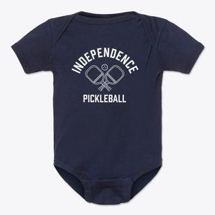 Independence Mississippi Pickleball Baby Onesie