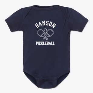 Hanson Oklahoma Pickleball Baby Onesie