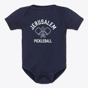 Jerusalem Arkansas Pickleball Baby Onesie