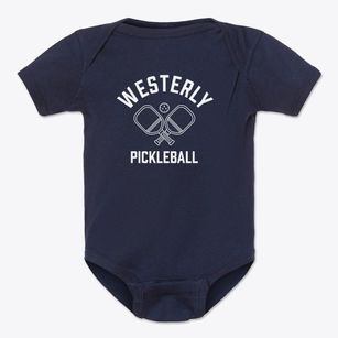 Westerly West Virginia Pickleball Baby Onesie