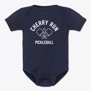 Cherry Run West Virginia Pickleball Baby Onesie