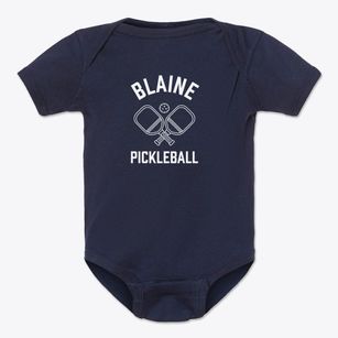 Blaine Idaho Pickleball Baby Onesie