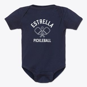 Estrella Arizona Pickleball Baby Onesie