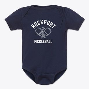 Rockport Texas Pickleball Baby Onesie