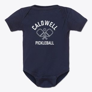 Caldwell North Carolina Pickleball Baby Onesie