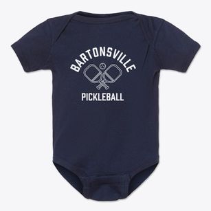 Bartonsville Pennsylvania Pickleball Baby Onesie