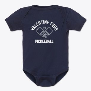 Valentine Ford Missouri Pickleball Baby Onesie