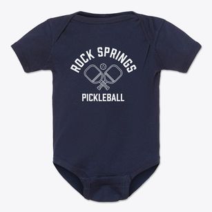 Rock Springs North Carolina Pickleball Baby Onesie