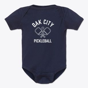Oak City Tennessee Pickleball Baby Onesie