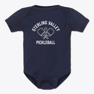 Sterling Valley New York Pickleball Baby Onesie