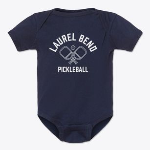 Laurel Bend Delaware Pickleball Baby Onesie
