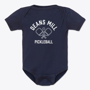 Deans Mill North Carolina Pickleball Baby Onesie