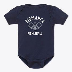 Bismarck North Dakota Pickleball Baby Onesie