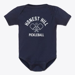 Honest Hill New York Pickleball Baby Onesie