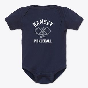 Ramsey North Carolina Pickleball Baby Onesie