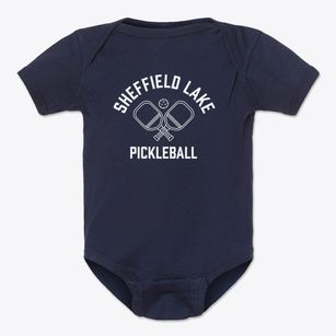 Sheffield Lake Ohio Pickleball Baby Onesie