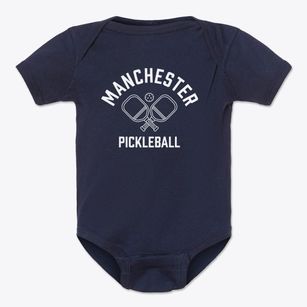 Manchester North Carolina Pickleball Baby Onesie