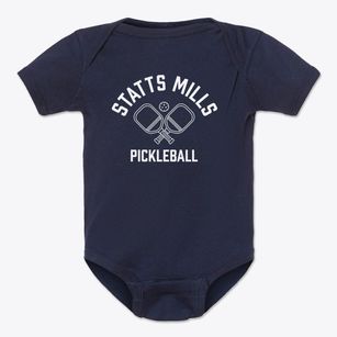 Statts Mills West Virginia Pickleball Baby Onesie