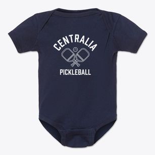 Centralia New York Pickleball Baby Onesie