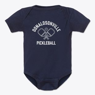 Donaldsonville Louisiana Pickleball Baby Onesie