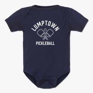 Lumptown North Carolina Pickleball Baby Onesie