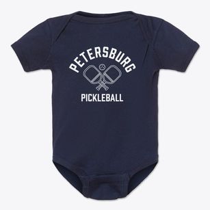 Petersburg Missouri Pickleball Baby Onesie