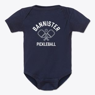 Bannister Michigan Pickleball Baby Onesie