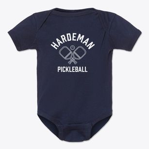 Hardeman Missouri Pickleball Baby Onesie