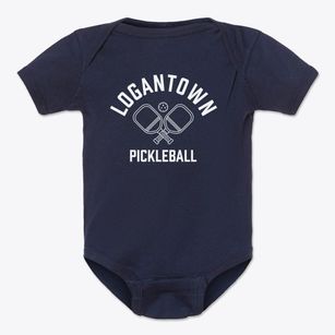 Logantown Kentucky Pickleball Baby Onesie