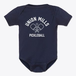 Union Mills Kentucky Pickleball Baby Onesie