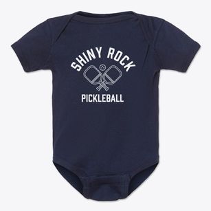 Shiny Rock Virginia Pickleball Baby Onesie