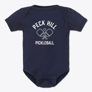 Peck Hill New York Pickleball Baby Onesie