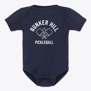 Bunker Hill Virginia Pickleball Baby Onesie