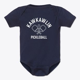 Kawkawlin Michigan Pickleball Baby Onesie