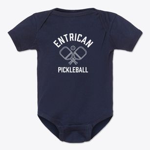 Entrican Michigan Pickleball Baby Onesie