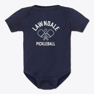 Lawndale Delaware Pickleball Baby Onesie
