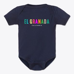 El Granada California Color Pop Baby Onesie