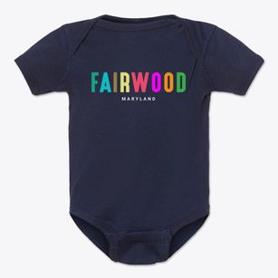 Fairwood Maryland Color Pop Baby Onesie